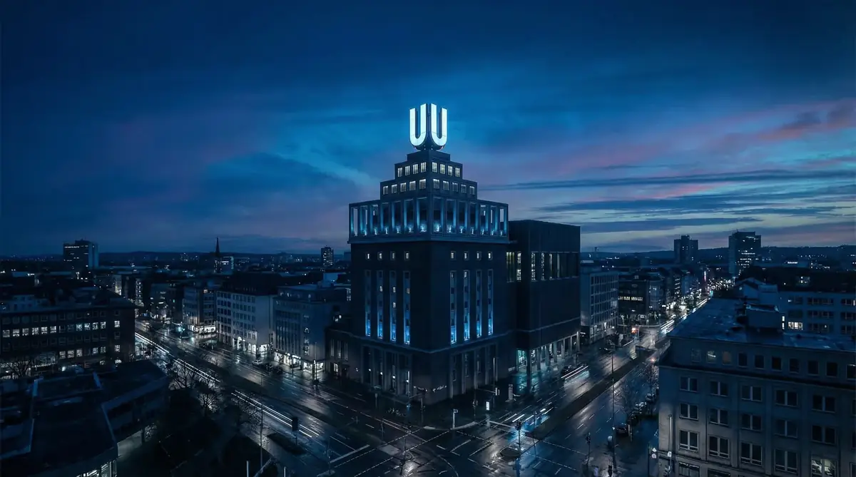 Dortmunder U-Turm zur blauen Stunde