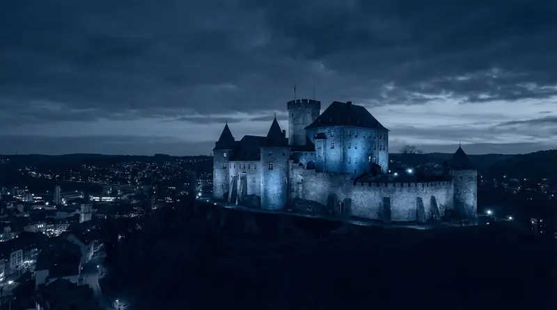 Oberes Schloss Siegen auf dem Hügel