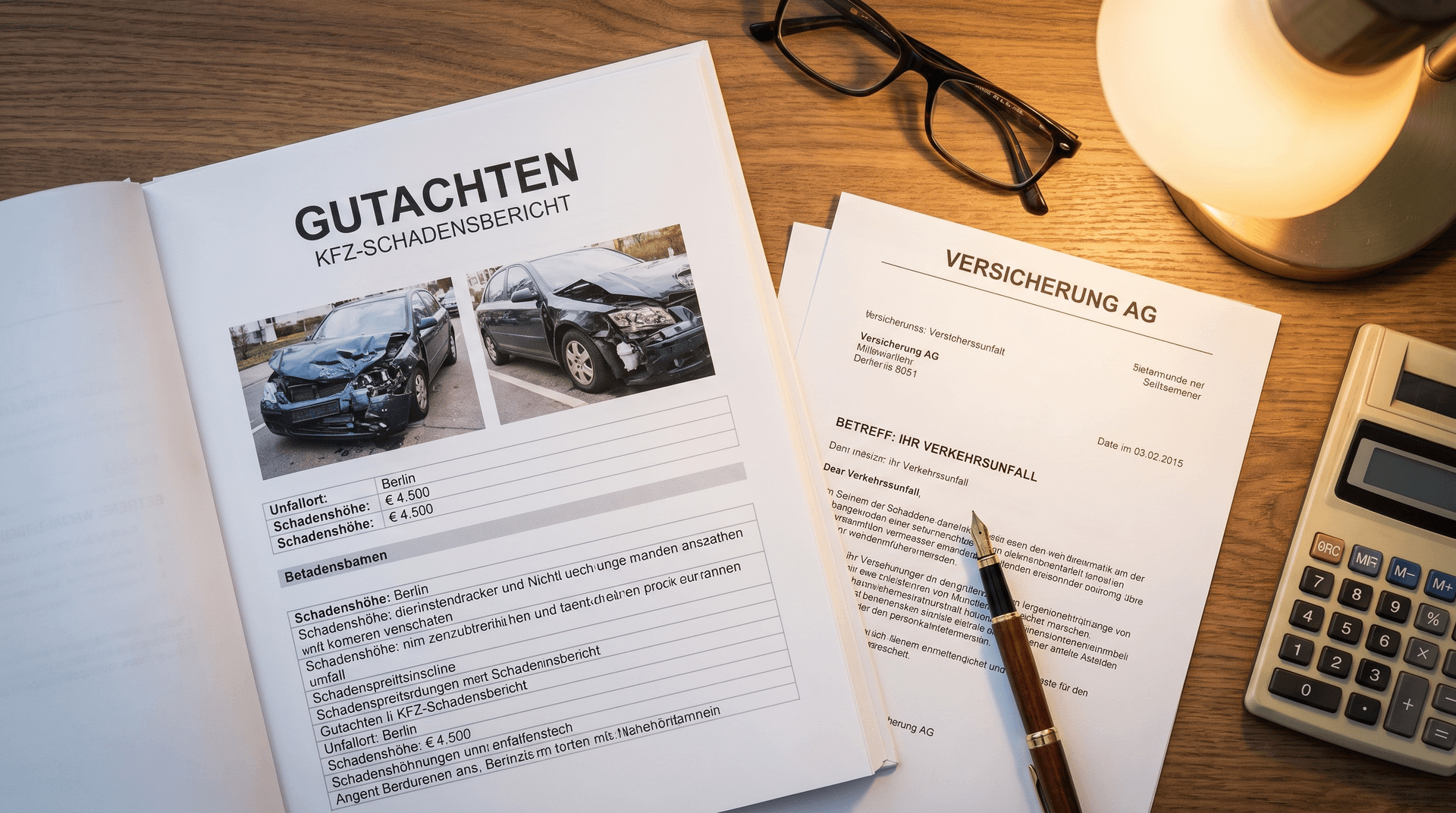 Unfallakte und Gutachten-Dokumente – Beweissicherung für Verkehrsrecht in Neuenrade