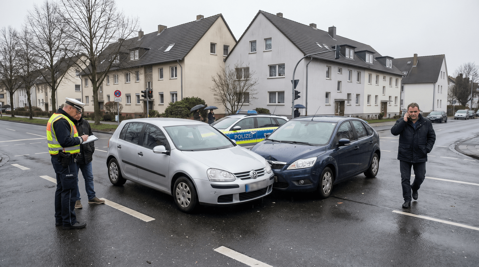 Verkehrsunfall an Kreuzung – Dokumentation und Beweissicherung in Neuenrade
